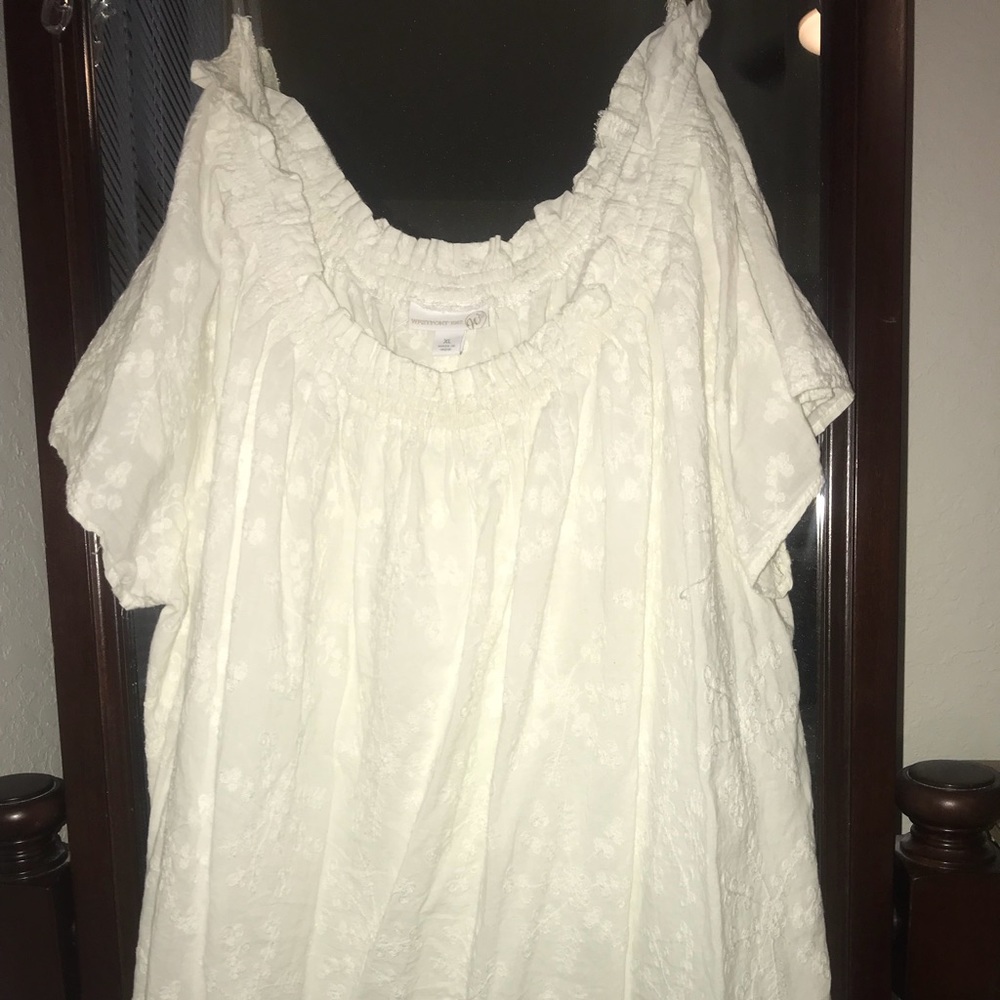 Off the shoulder shirt